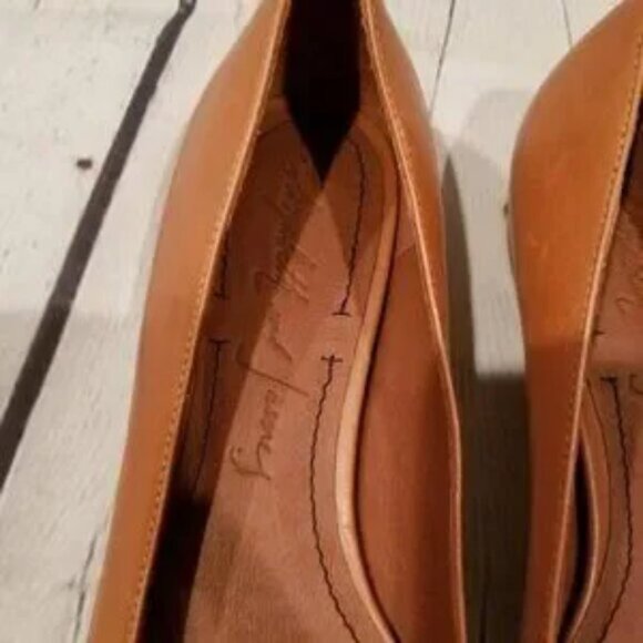 ELIZABETH AND JAMES Gwen ballerina flats with gold chain detail - Picture 3 of 5